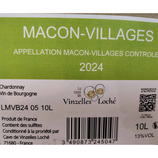 MACON-BLANC 2024 10 litres