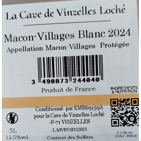 MACON-BLANC 2024 5 litres